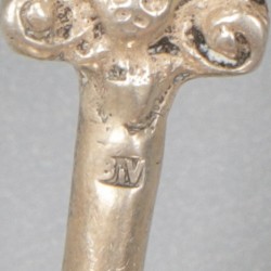 2-delig lot roomlepels zilver.
