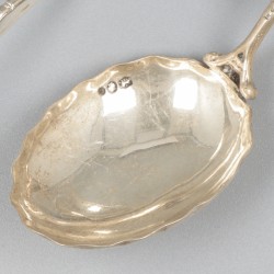 2-delig lot roomlepels zilver.