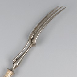 Trancheerset zilver.