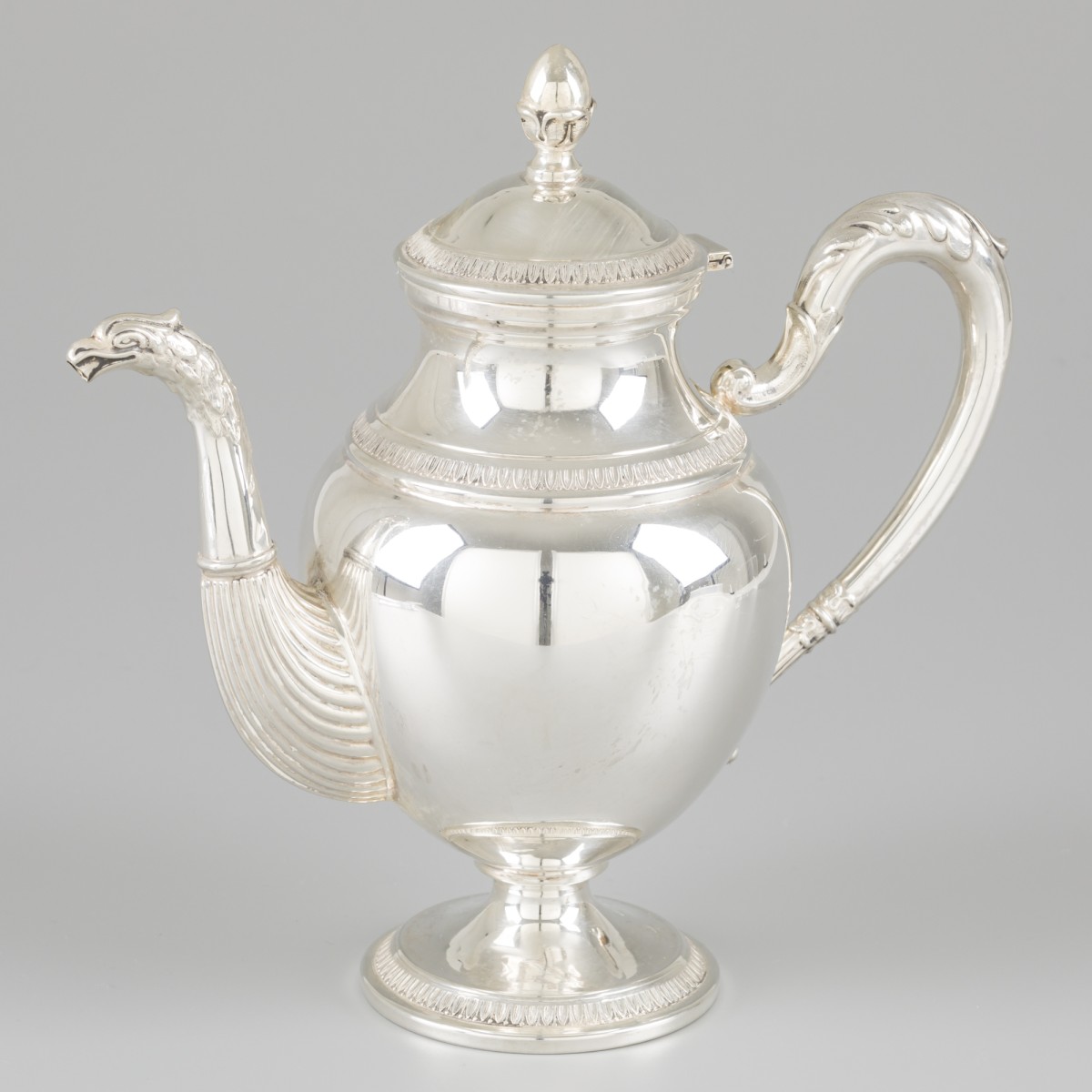 Theepot zilver.