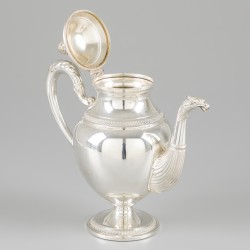Theepot zilver.