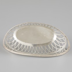 Bonbonmandje zilver.