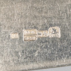 Groentelepel zilver.