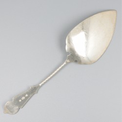 Taartschep zilver.