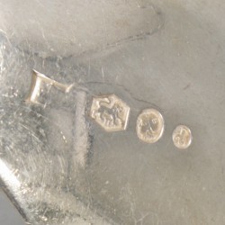 4-delig lot schepwerk zilver.