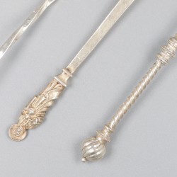 4-delig lot schepwerk zilver.