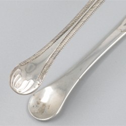 Suikerklontjestang zilver.
