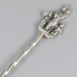 Strooilepel zilver.