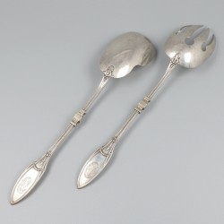 Slacouvert zilver.
