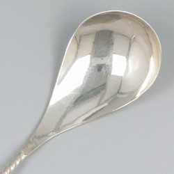 Compotelepel zilver.