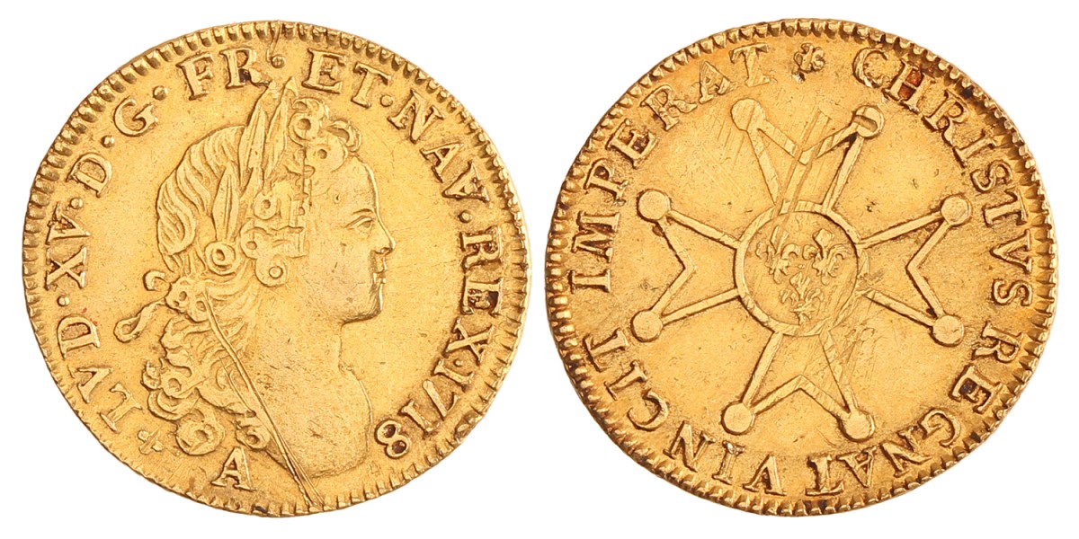 France. Louis XV. Louis d'or. 1718 A.