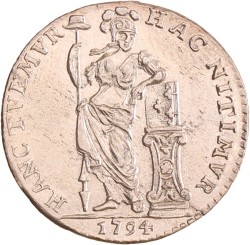¼ gulden. W.I.C. Utrecht. 1794. MS 62.