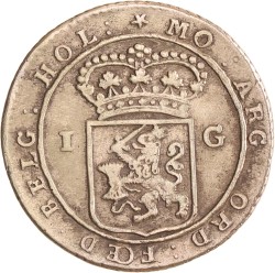 1 gulden. Nederlands-Indië. 1802. Zeer Fraai +.