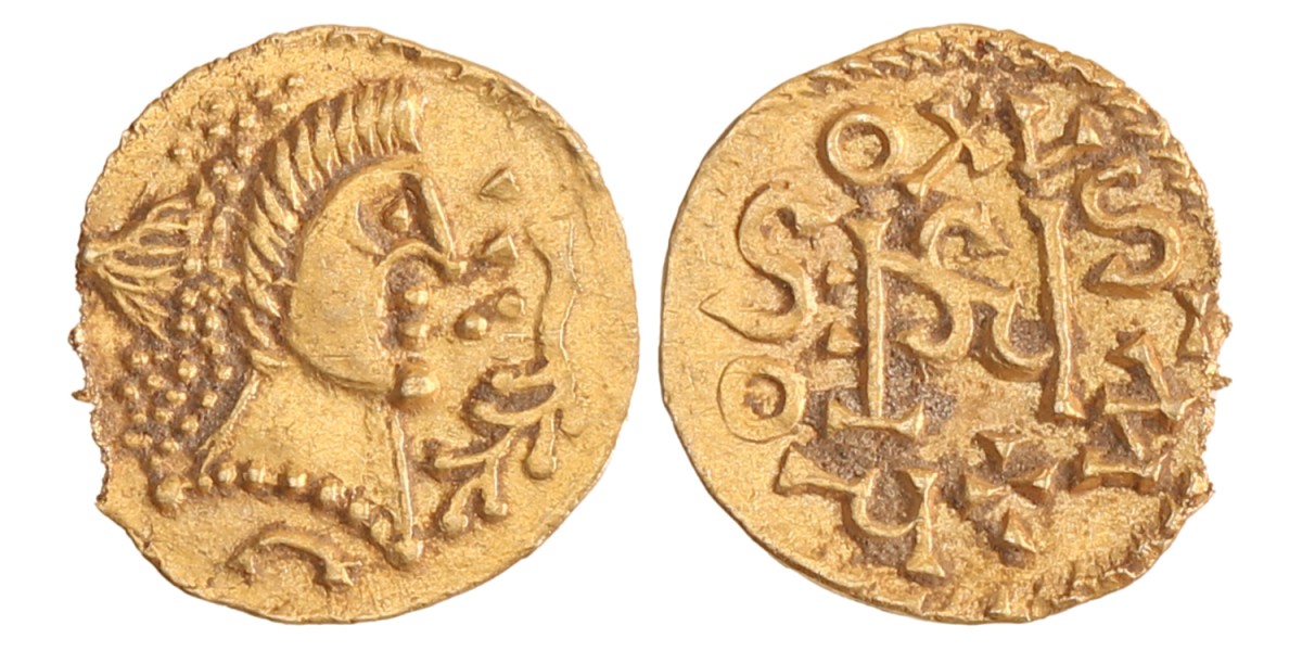France - Feudal. Rutenis (Rodez). Tremissis. N.D. (around 650).