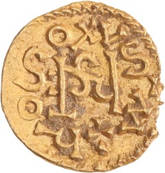France - Feudal. Rutenis (Rodez). Tremissis. N.D. (around 650).