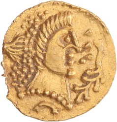 France - Feudal. Rutenis (Rodez). Tremissis. N.D. (around 650).