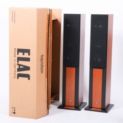 Een set van (2) HiFi luidsprekers, Elac, 21e eeuw.