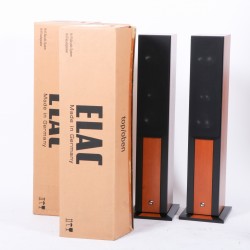 Een set van (2) HiFi luidsprekers, Elac, 21e eeuw.