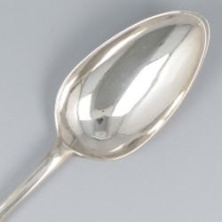 Dinerlepel (Amsterdam, Jan Woortman 1787-1811) zilver.