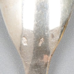 6-delige set theelepels zilver.