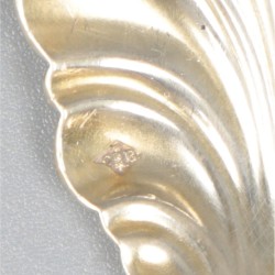 5-delige set lepels zilver.