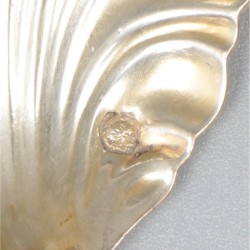 5-delige set lepels zilver.