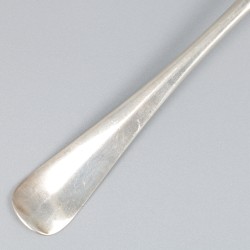 6-delige set lepels Haags lofje zilver.