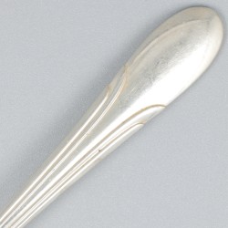 6-delige set soeplepels zilver.