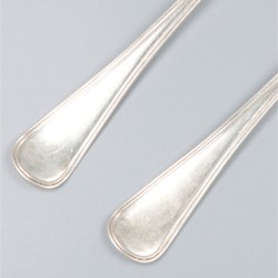 12-delige set visbestek zilver.
