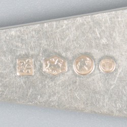 12-delige set visbestek zilver.