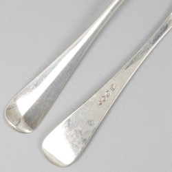 6-delige set vorken zilver.