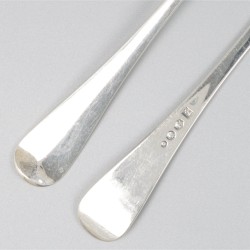 6-delige set dinervorken zilver.