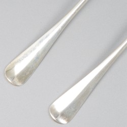 6-delige set lepels zilver.