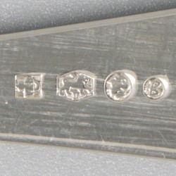 6-delige set lepels zilver.
