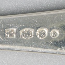 10-delige set dinerlepels & vorken zilver.