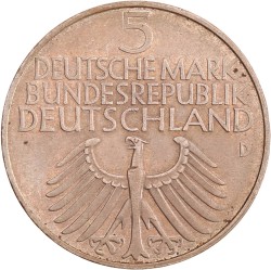 Germany. BRD. 5 Mark - Germanic Museum. 1952 D.