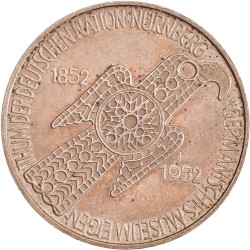 Germany. BRD. 5 Mark - Germanic Museum. 1952 D.