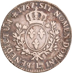 France. Louis XV. Ecu. 1767 L.