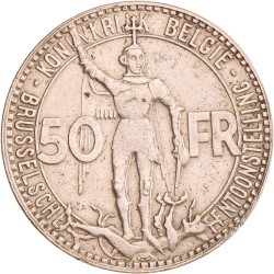 Belgium. Leopold III. 50 Francs. 1935.