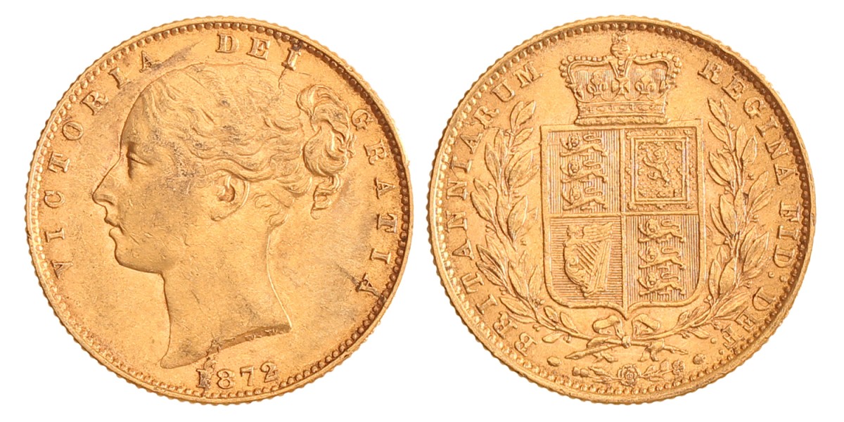 Great Britain. Victoria. Sovereign. 1872.