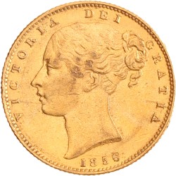 Great Britain. Victoria. Sovereign. 1856.