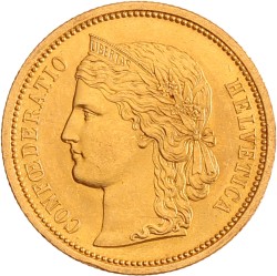 Switzerland. 20 Francs. 1883.