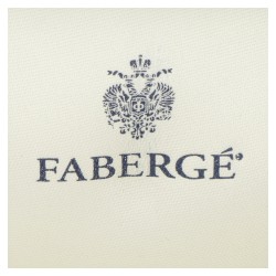 18 kt. Geelgouden Fabergé ei hanger met muzieknoot (gelimiteerde editie 139/300), bezet met diamant en blauwe emaille.