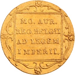 Gouden dukaat. Willem I. 1828. AU 55.