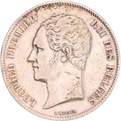 Belgium. Leopold I. 2½ Francs - Small head. 1848.