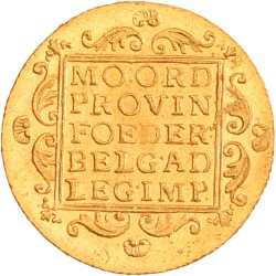 Gouden dukaat. Utrecht. Lodewijk Napoleon. 1807. MS 64.