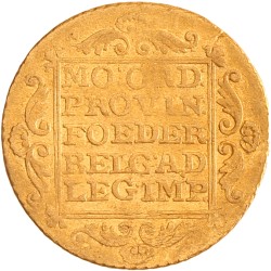 Gouden dukaat. Utrecht. 1801. Zeer Fraai.