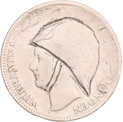 1 gulden. Wilhelmina in Londen. 1930. Fraai / Zeer Fraai.