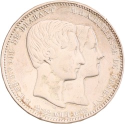 Belgium. Leopold I. 5 Francs. 1853.