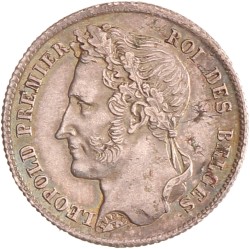Belgium. Leopold I. ½ Francs. 1834.